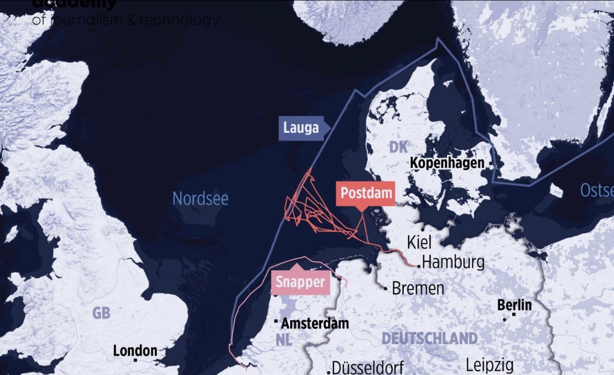 Map of drone incidents from the article